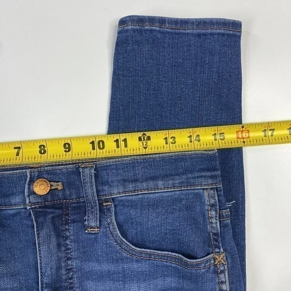 Madewell 10" Roadtripper High Rise Skinny Jeans Size 27 Medium Wash 28" Inseam - Picture 12 of 14